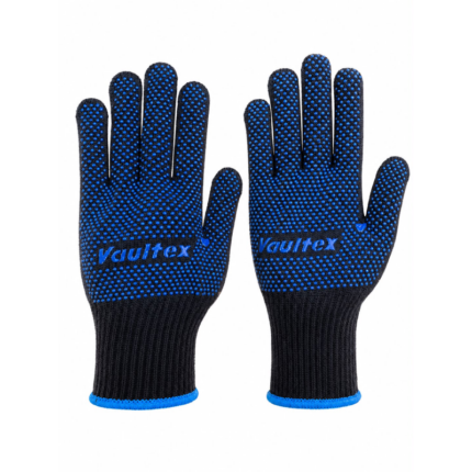 Vaultex Blue Cotton Dotted Gloves